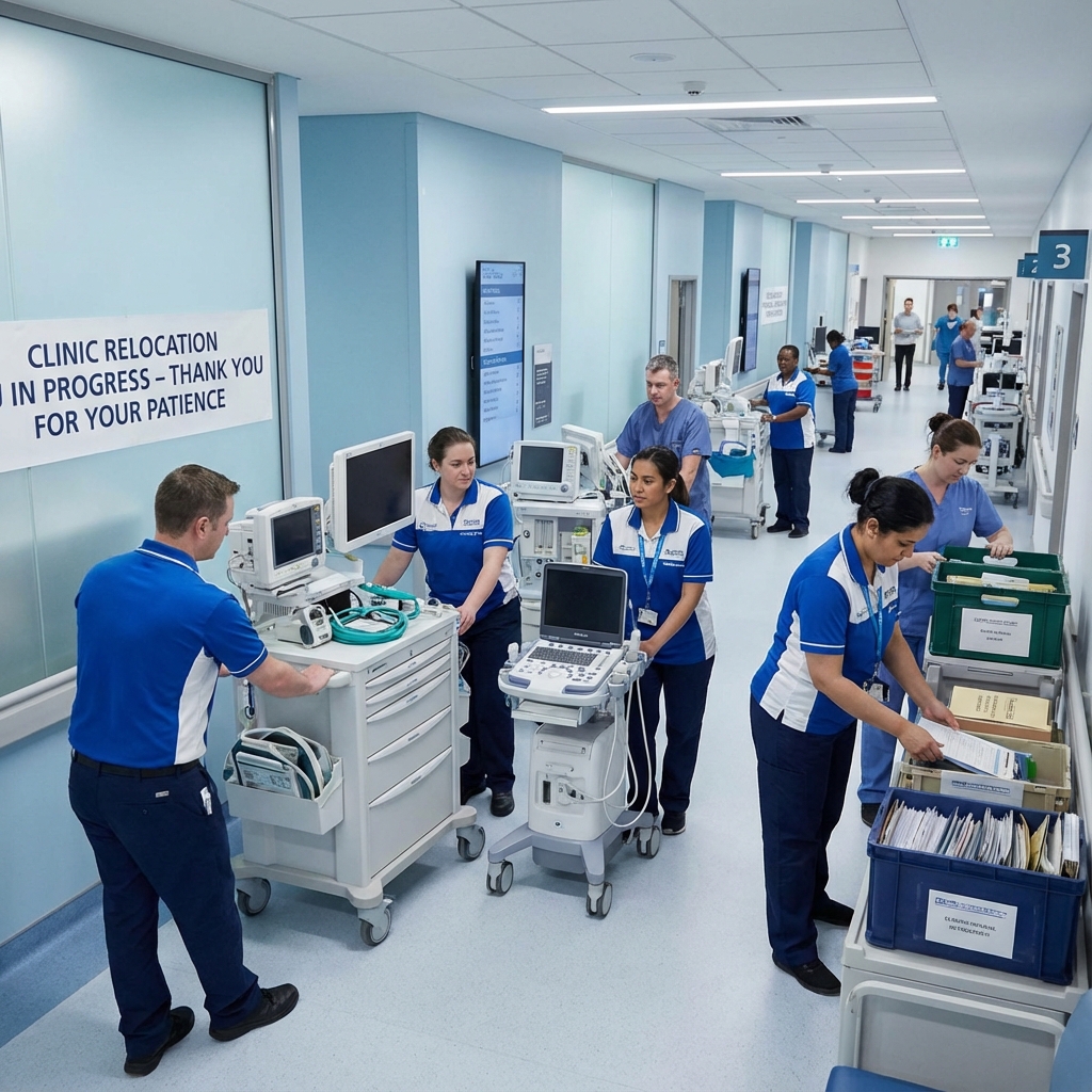 Déménagement de clinique